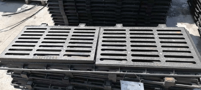 盘县球墨铸铁连体双篦展示